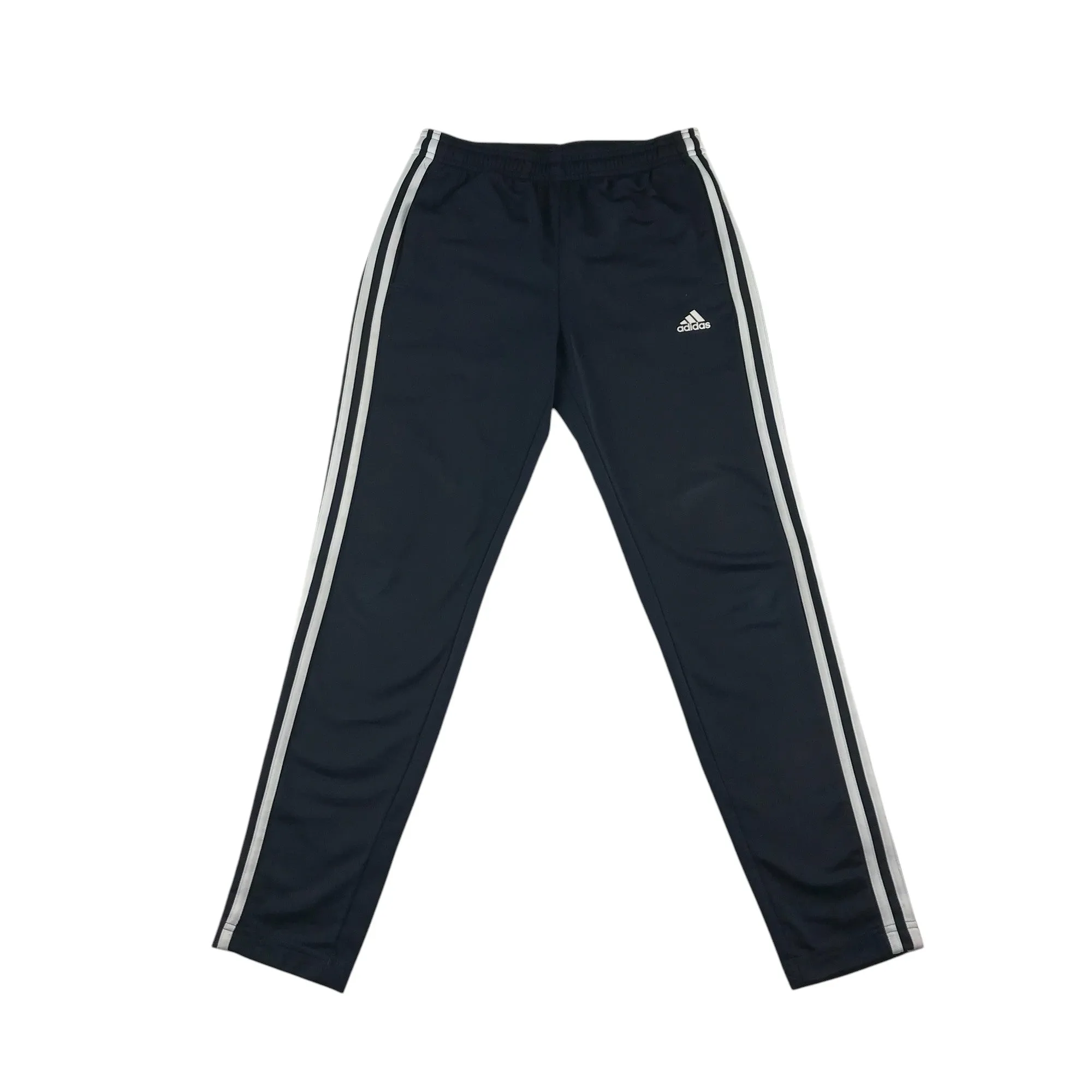 Adidas sport joggers 11-12 years navy with 3 white strips and logo