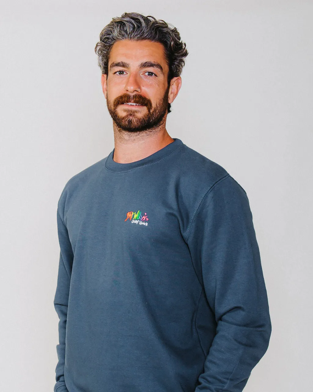 Adult Crew Sweatshirt Indigo