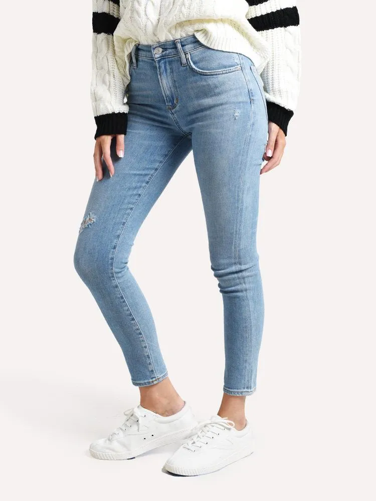 Agolde Sophie Mid Rise Skinny Ankle Jean
