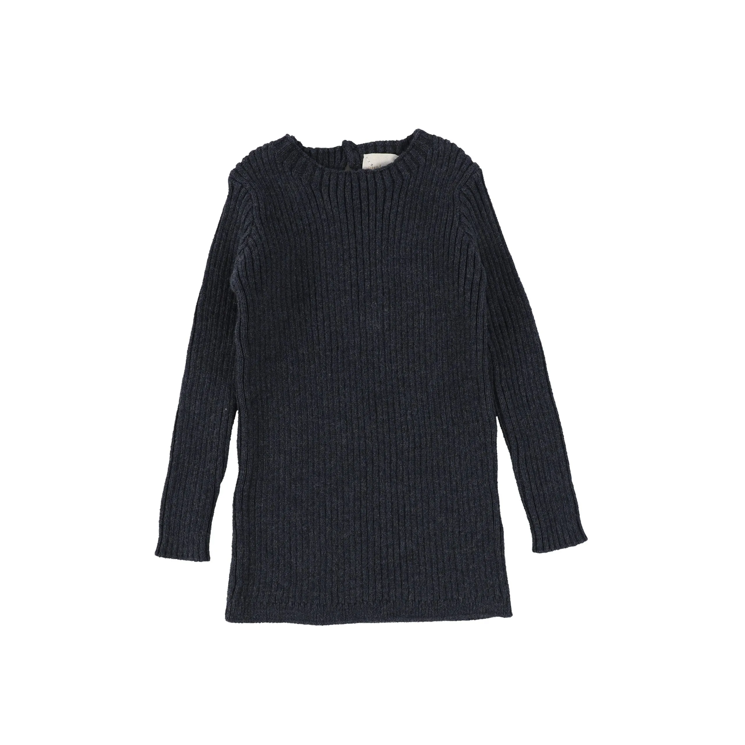 ANALOGIE INDIGO LS KNIT SWEATER
