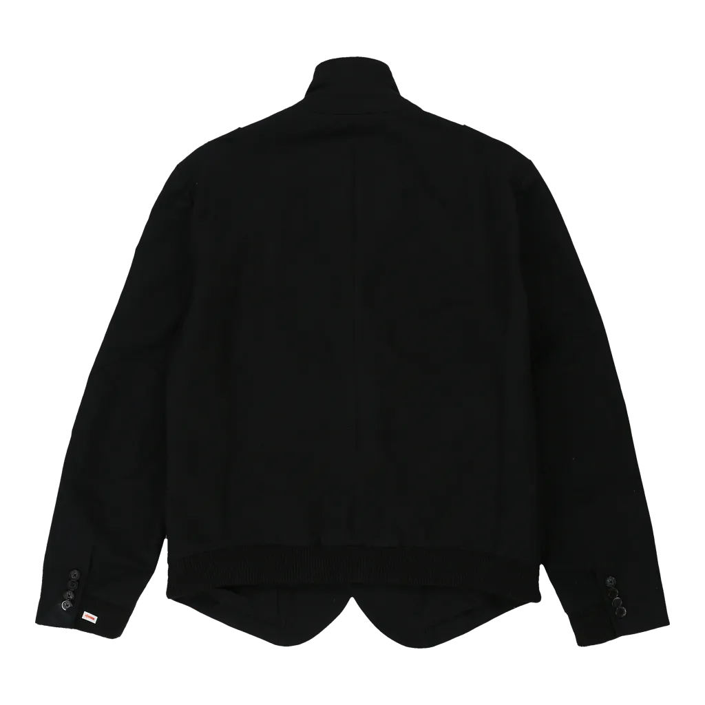 Armani Exchange Jacket - Medium Black Cotton