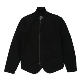 Armani Exchange Jacket - Medium Black Cotton