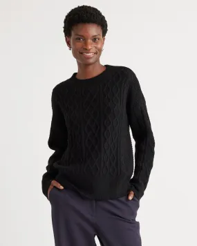 Australian Merino Wool Cable Sweater