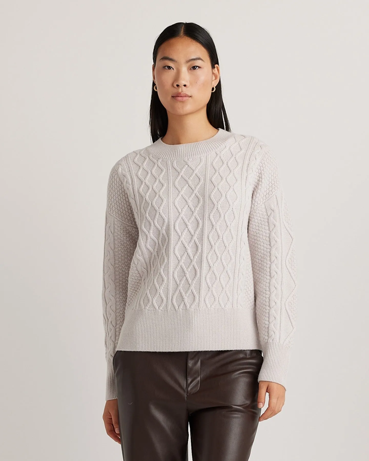 Australian Merino Wool Cable Sweater