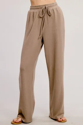 Brushed Straight Leg Sweatpants