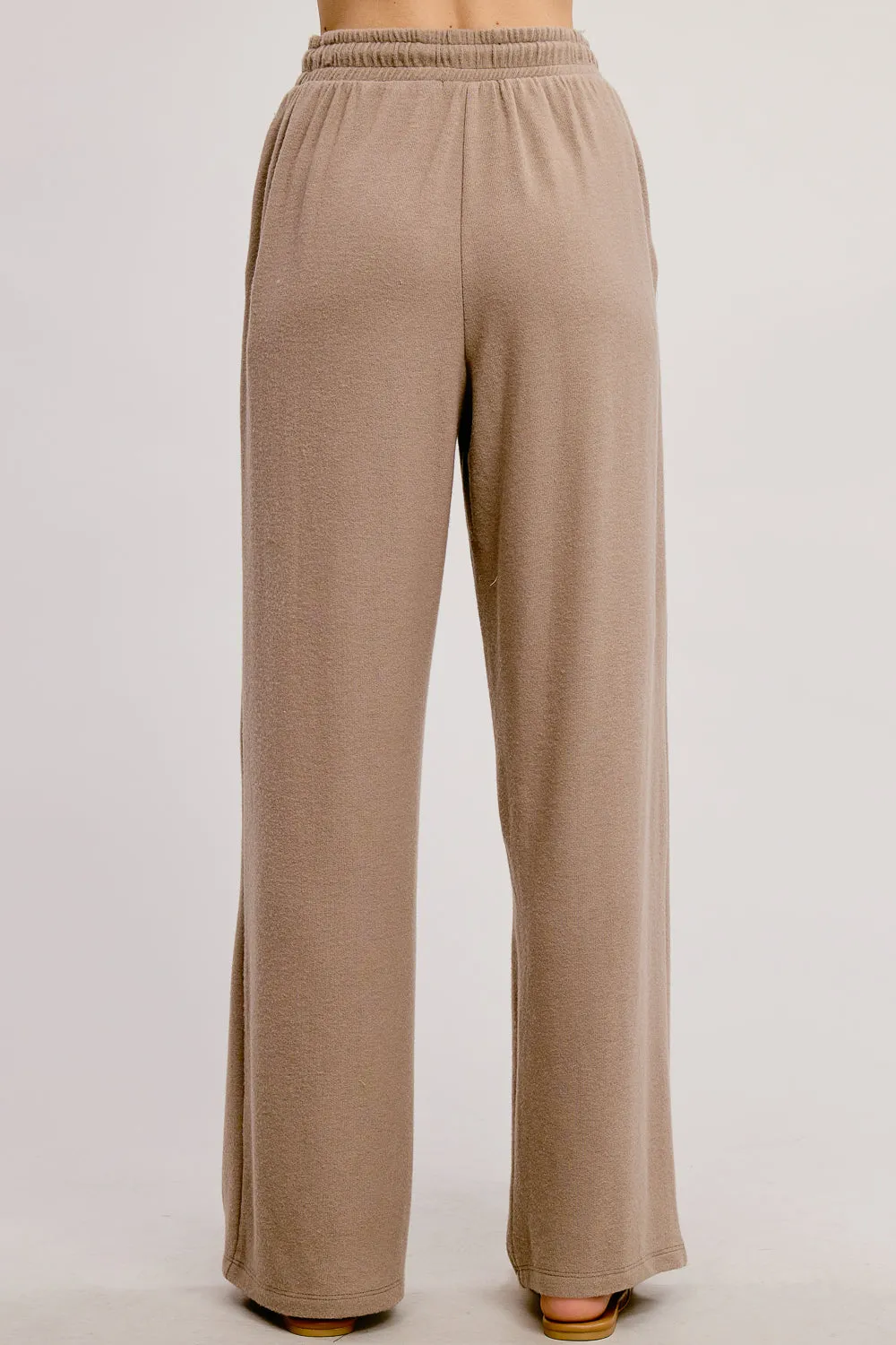 Brushed Straight Leg Sweatpants