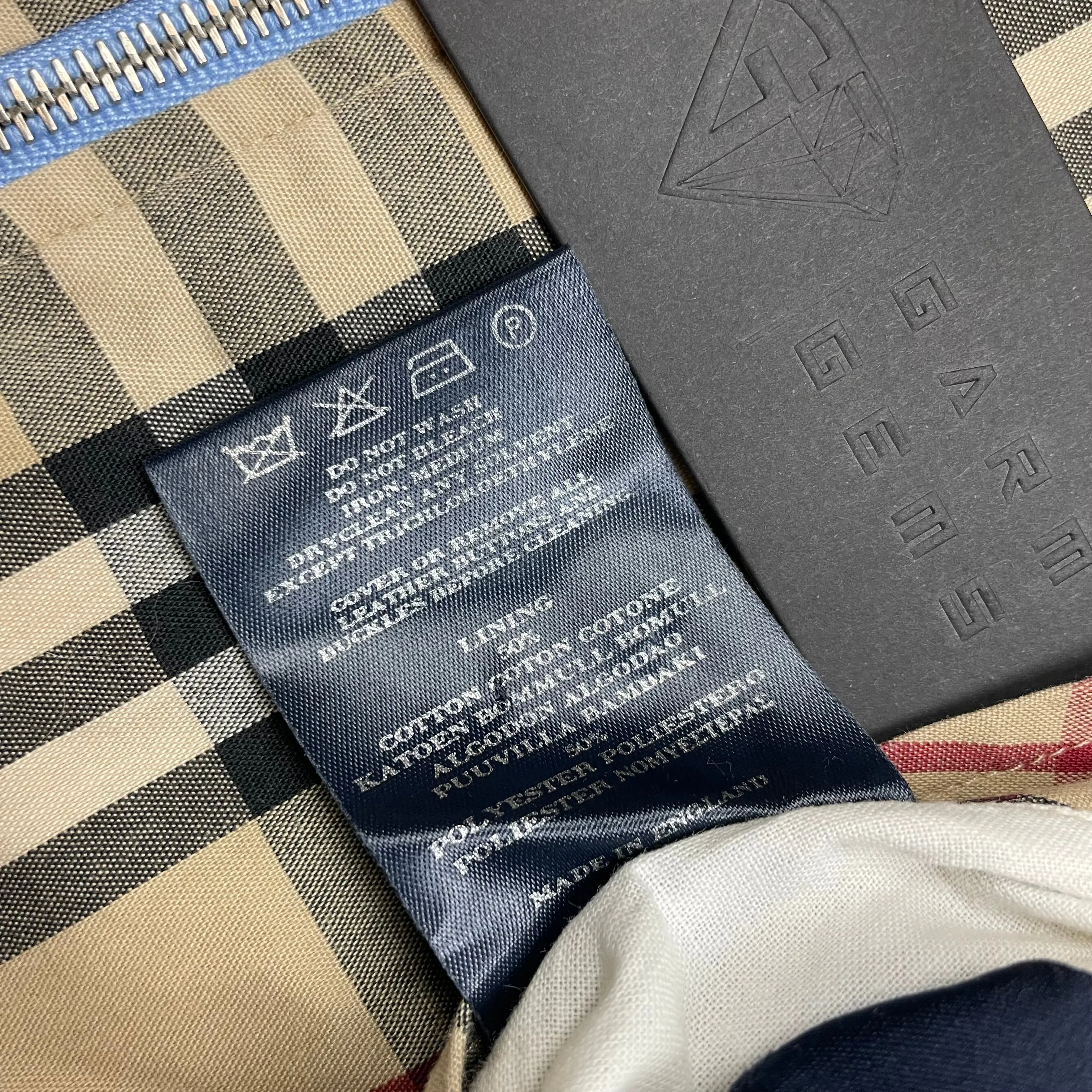 Burberry Vintage Novacheck Reversible Jacket