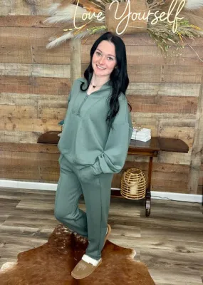 Comfy Time HALF ZIP JACKET