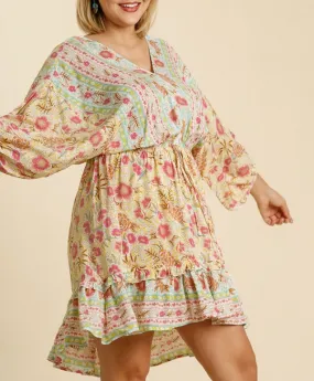 Curvy So True Floral Short Dress