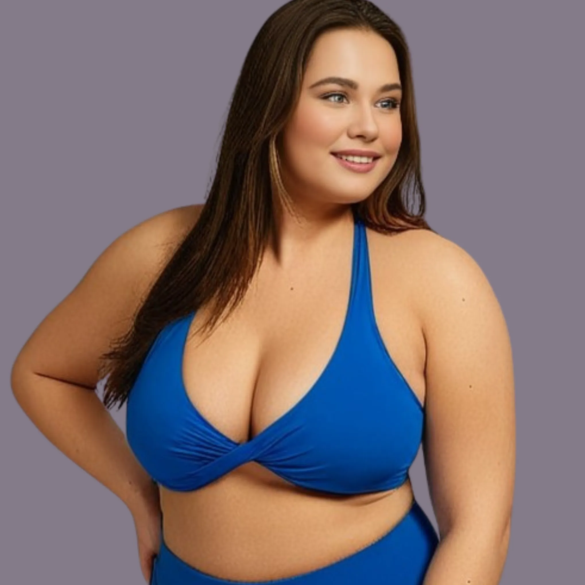 Dazzle Activewear Twist Crop Top