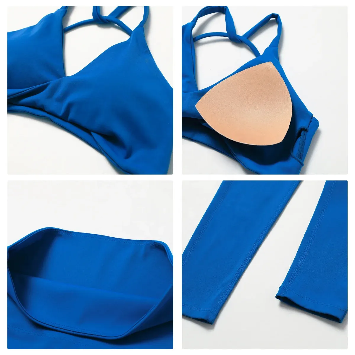 Dazzle Activewear Twist Crop Top