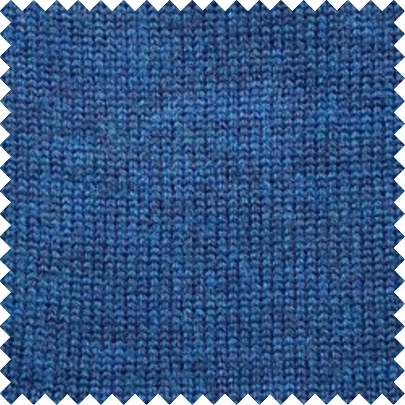 Extra Fine 'Zegna Baruffa' Merino Wool Crew Neck Sweater in Teal Blue by Viyella