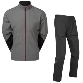 FootJoy HydroLite X Waterproof Suit - Charcoal/Black/Red   Black