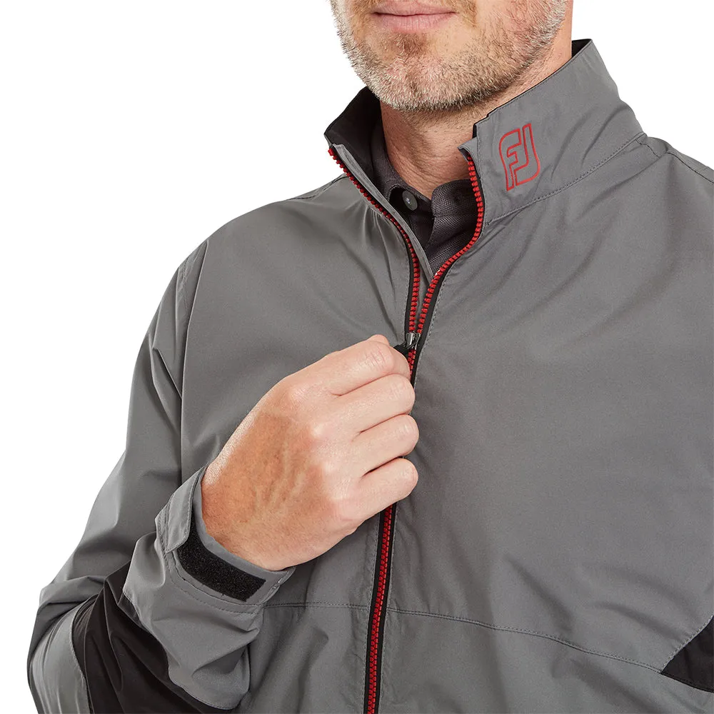 FootJoy HydroLite X Waterproof Suit - Charcoal/Black/Red   Black