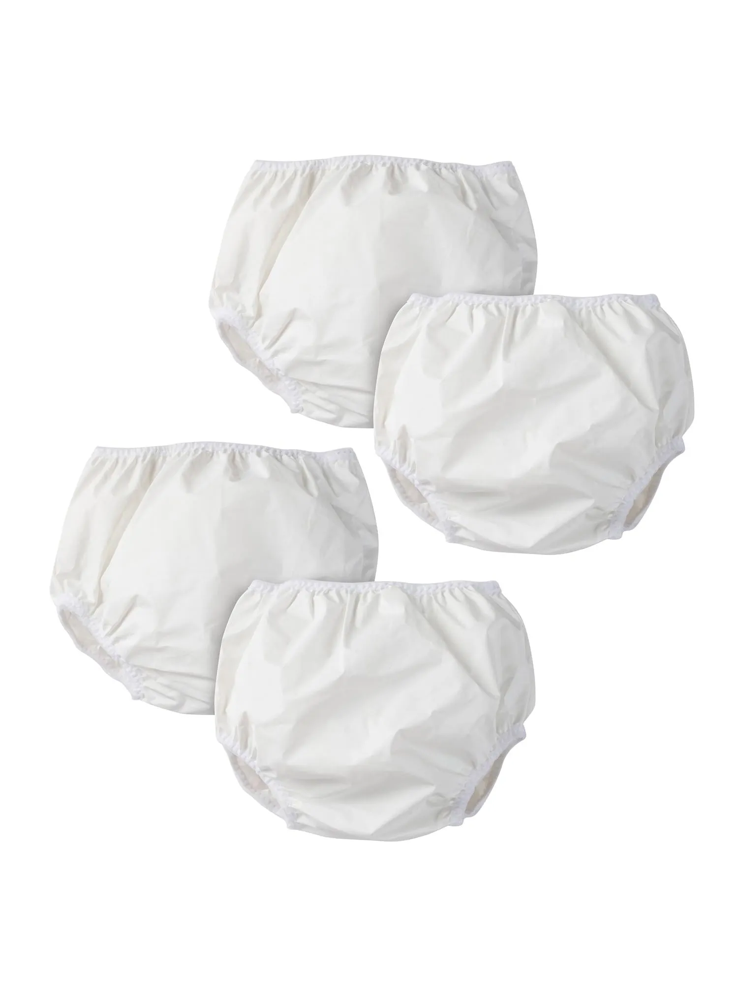 Gerber Gender Neutral Reusable White Waterproof Training Underwear, 8-Pack, Sizes 3/6 Months - 4T