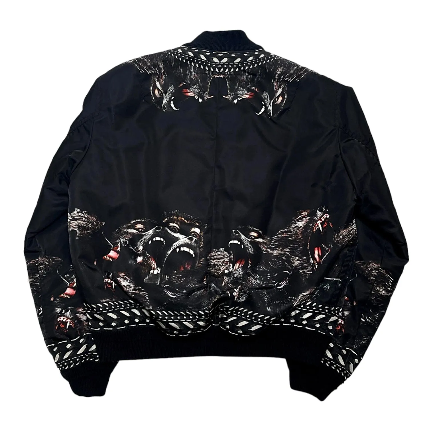 Givenchy Monkey Brothers Reversible Bomber Jacket Black Pre-Owned
