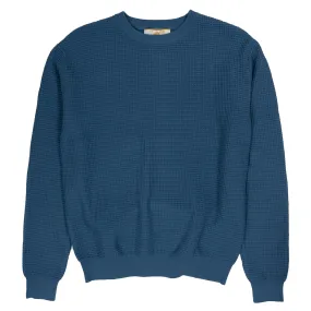 Graphic Knit Sweater - Indigo