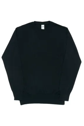 GRP Knitwear Fine Knit Crew SF TEC 1 Merino Black