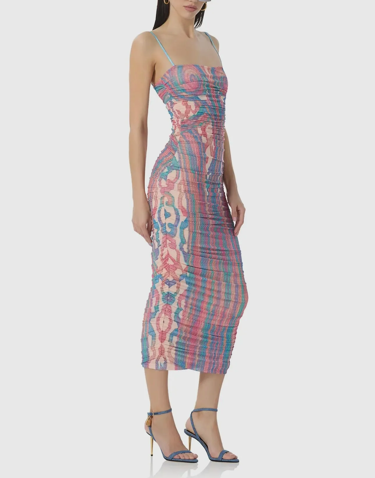 HAZEL MAXI MESH DRESS