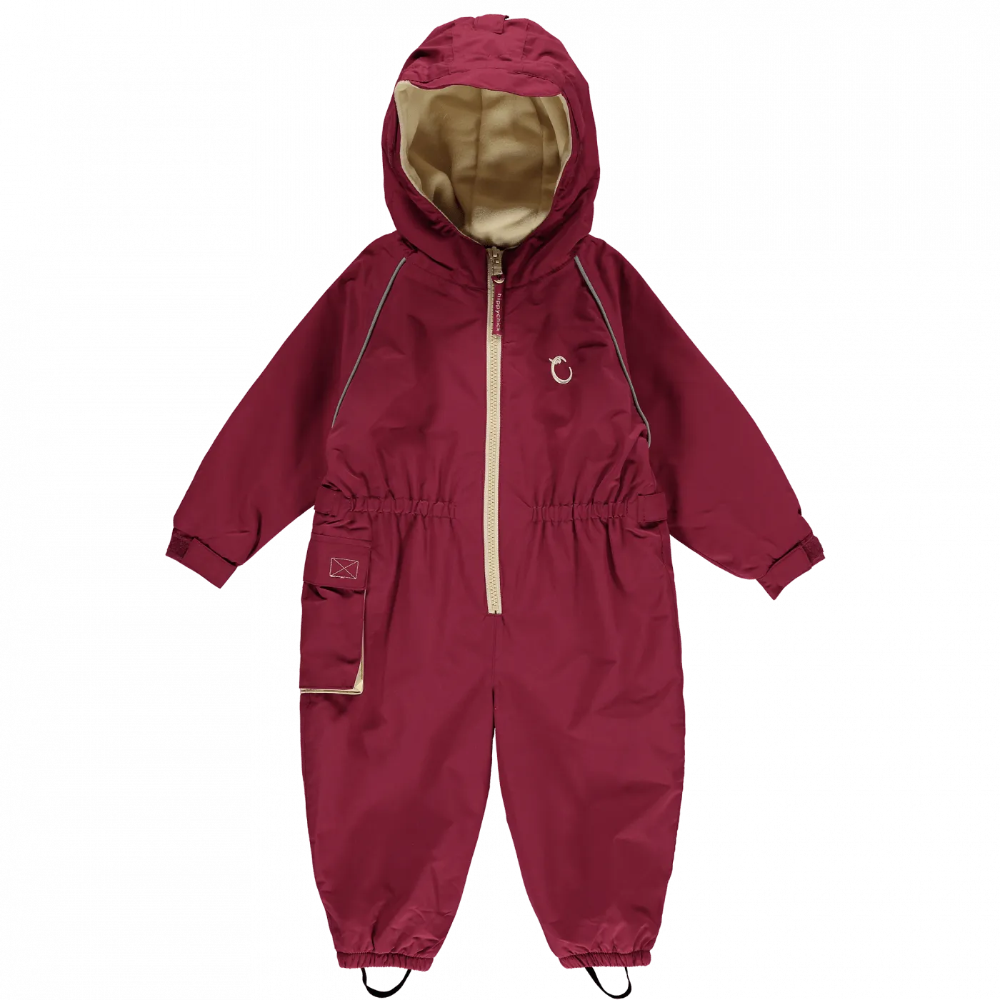 Hippychick Raspberry All-In-One Fleece lined Puddle Suit