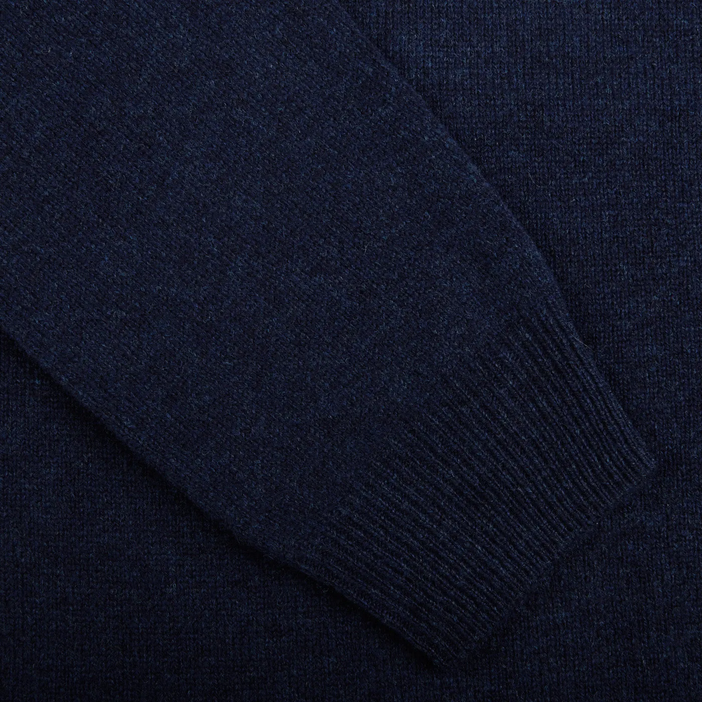 Indigo Blue Lambswool V-Neck