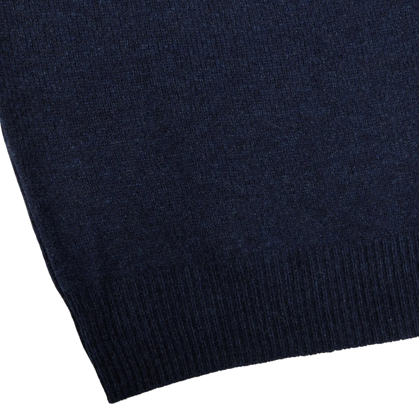 Indigo Blue Lambswool V-Neck