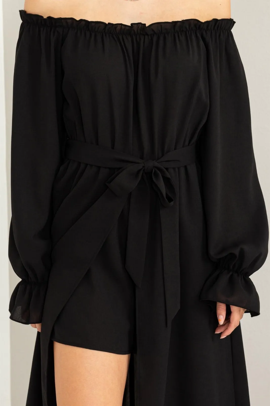 KATARINA - OFF SHOULDER ROMPER/DRESS