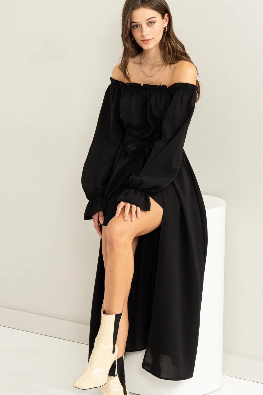 KATARINA - OFF SHOULDER ROMPER/DRESS