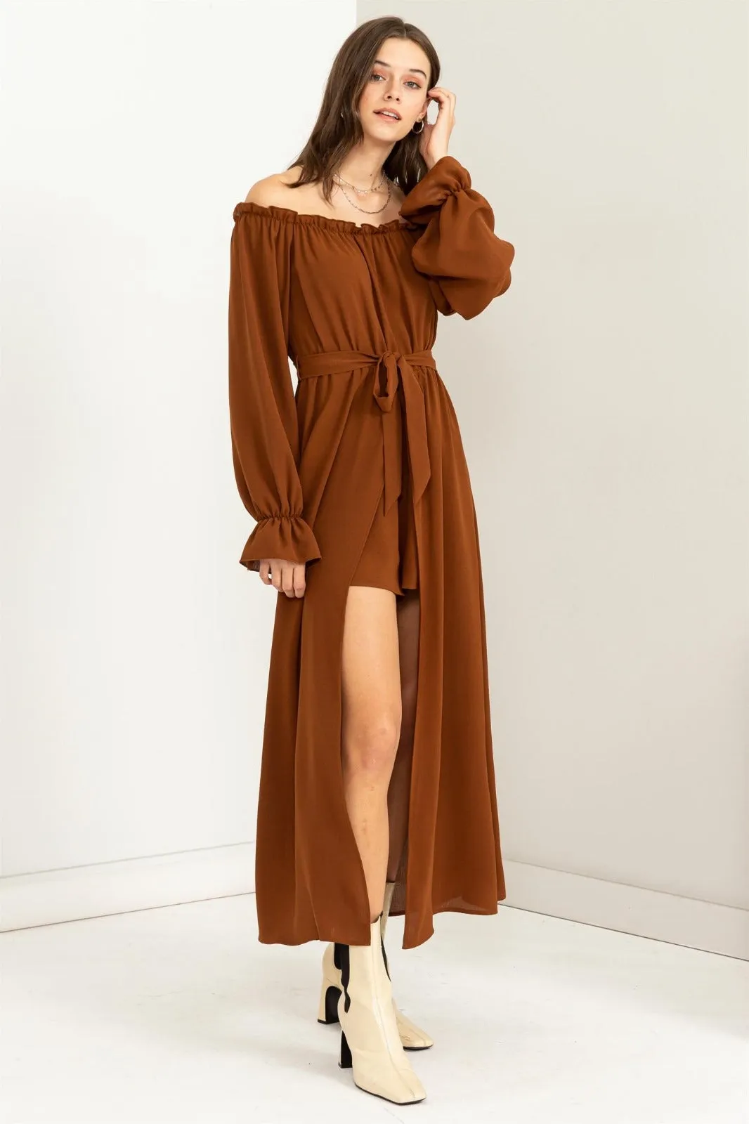 KATARINA - OFF SHOULDER ROMPER/DRESS