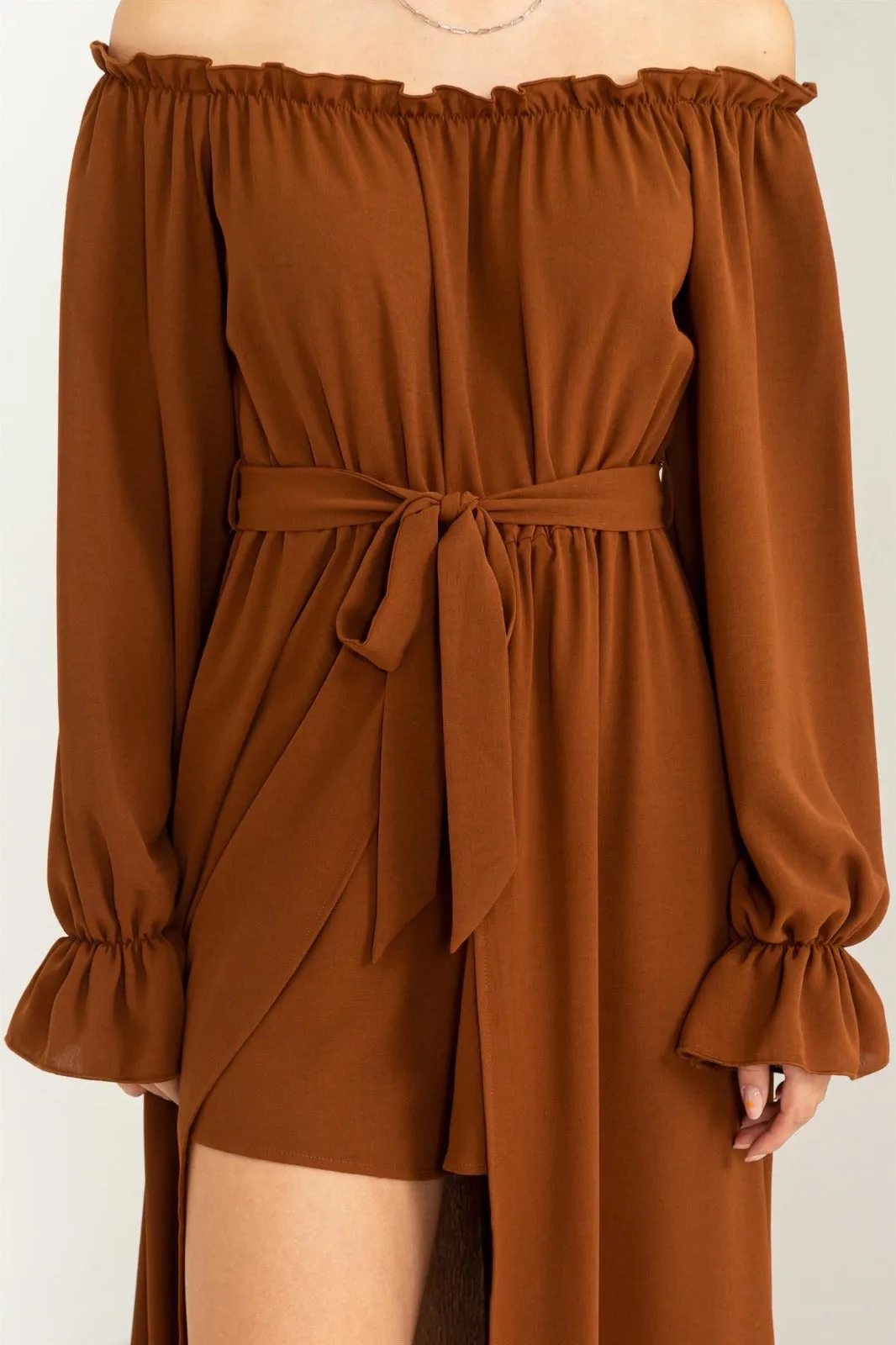 KATARINA - OFF SHOULDER ROMPER/DRESS
