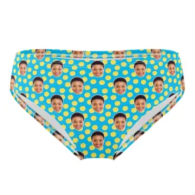 Lemon Personalised Swim Trunks