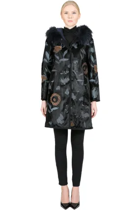 LINDOW - Reversible Lamb Microfabric Jacket with Fox