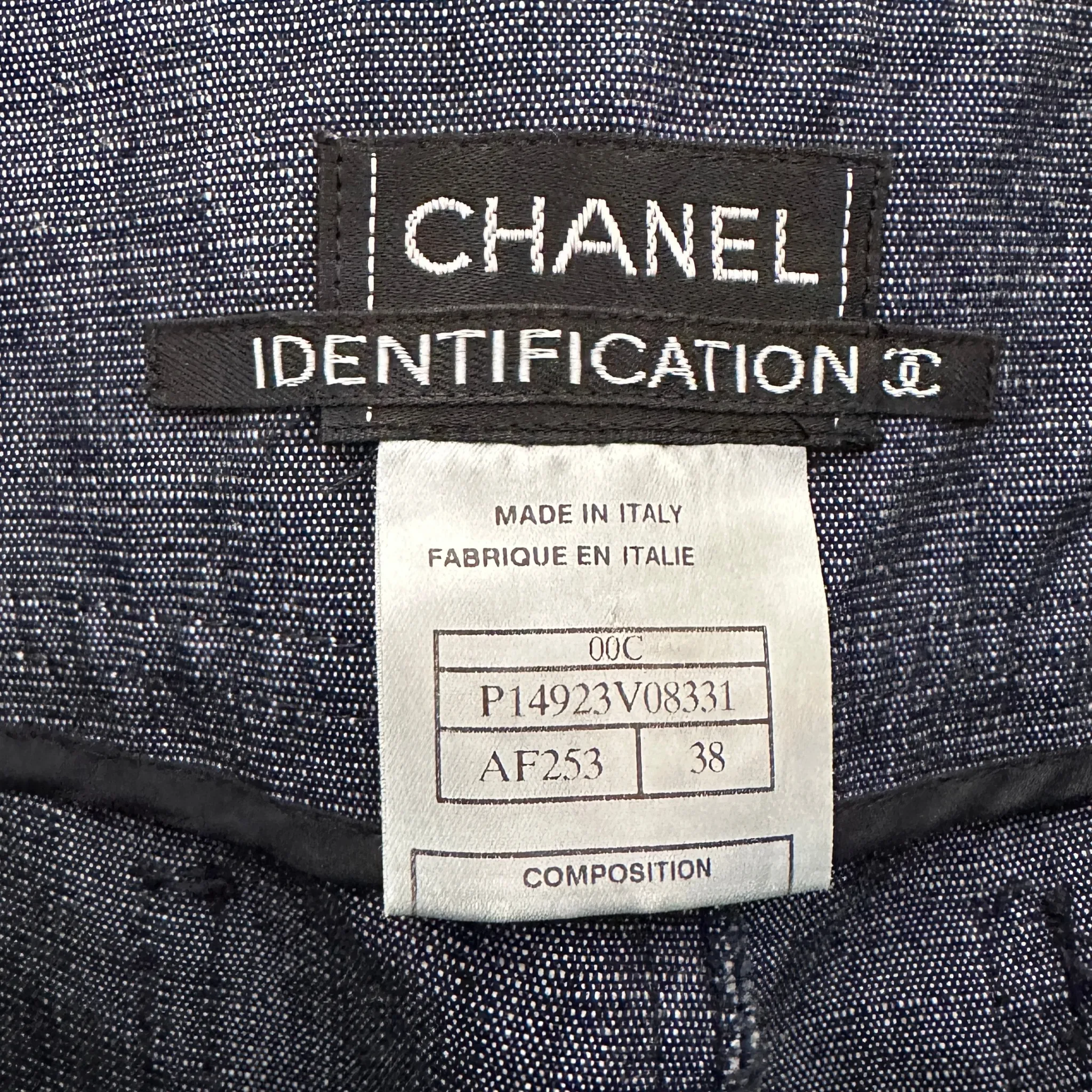 Logo Sequins Embellished Trucker Jacket Set (Pre-loved)
