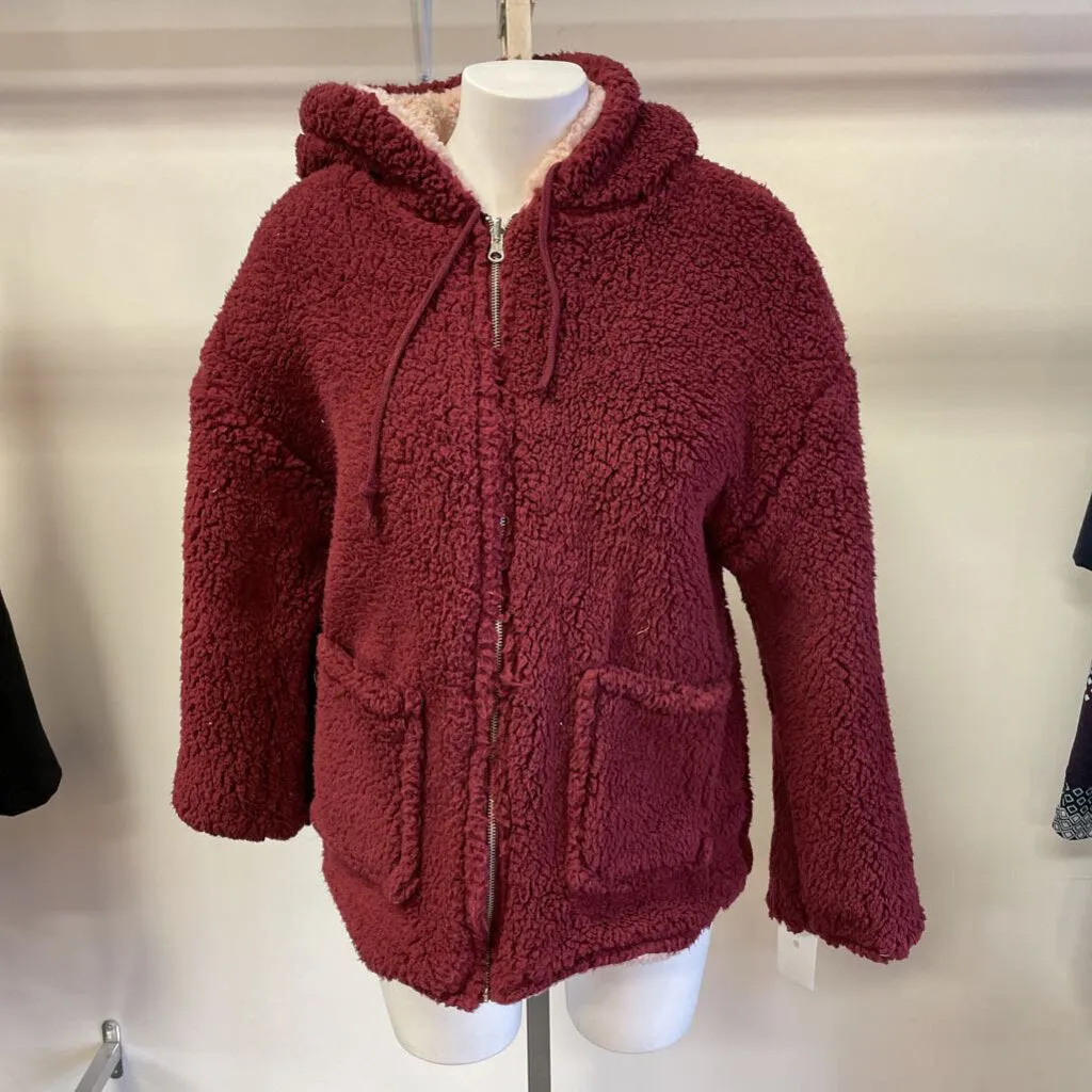 Love Tree reversible teddy jacket NWT S