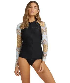 Luxe Long Sleeve Zip Thru Sunshirt
