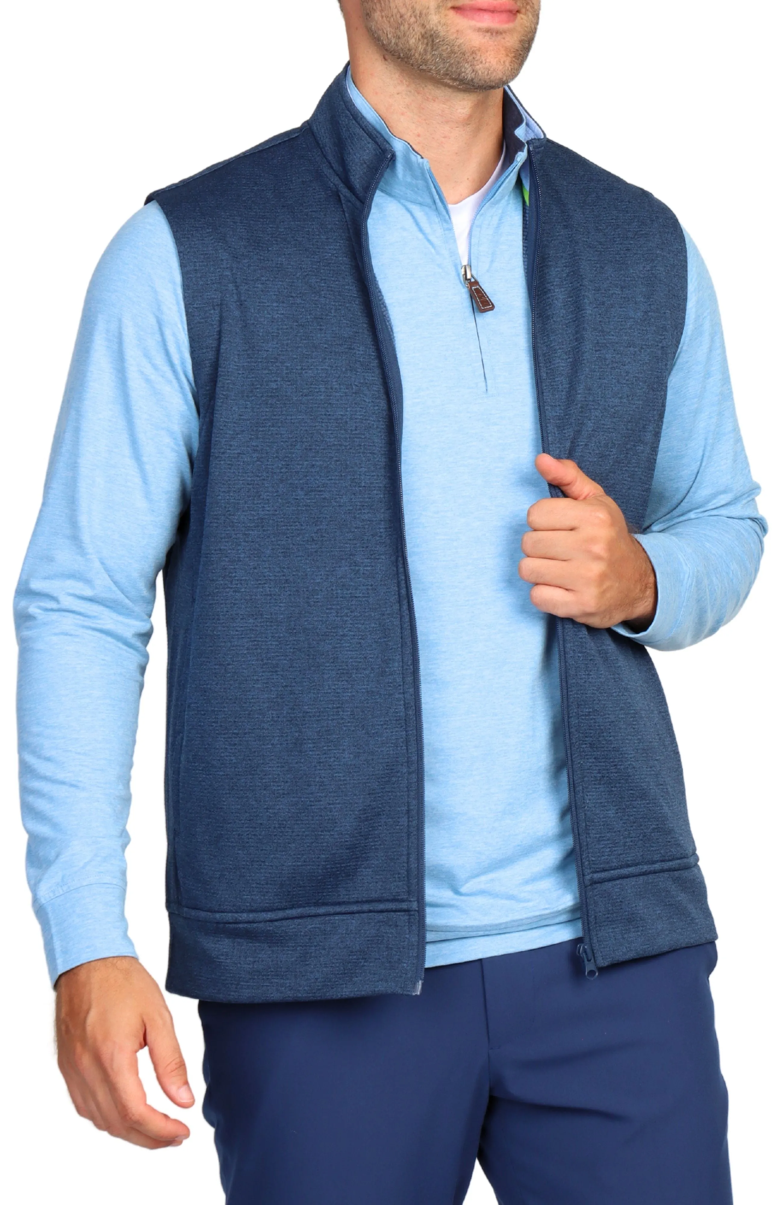 Luxe Textured Performance Vest