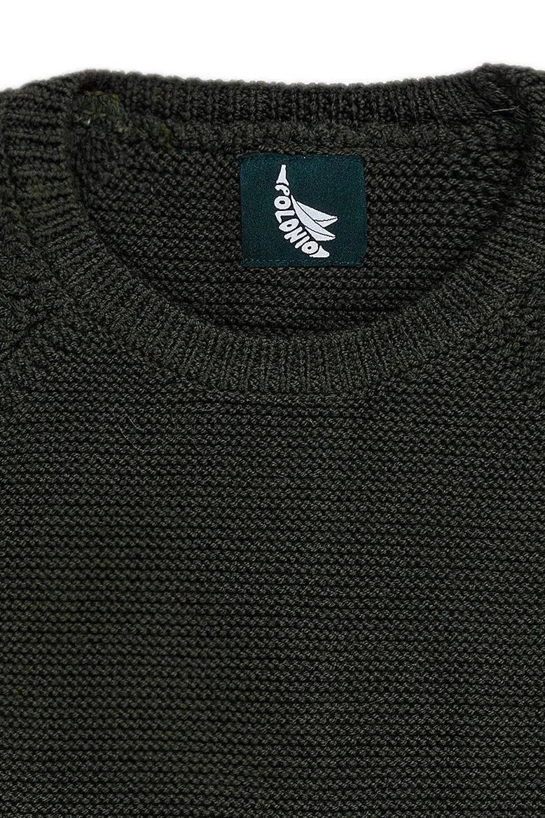 Merino Wool Sweater Olive