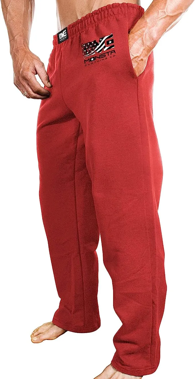 Monsta Clothing Co. Sweatpants Men's Bodybuilding MC-Monsta Flag Gym Wear