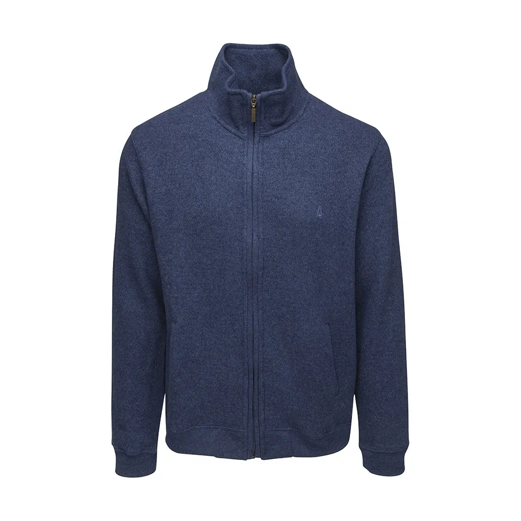Monty Zip Sweater - Indigo