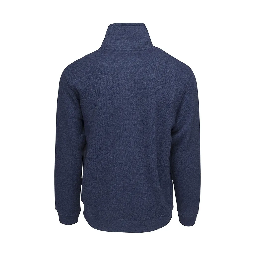 Monty Zip Sweater - Indigo