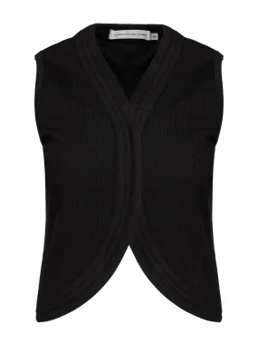 Multi Bind Rib Vest Top