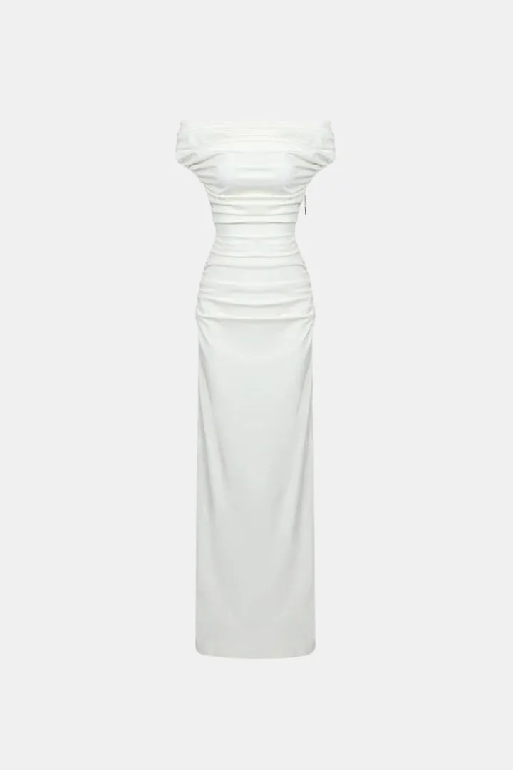 Off Shoulder Maxi Dress