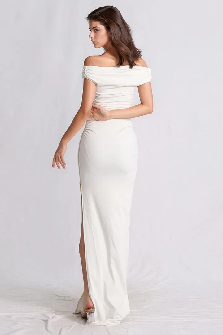 Off Shoulder Maxi Dress