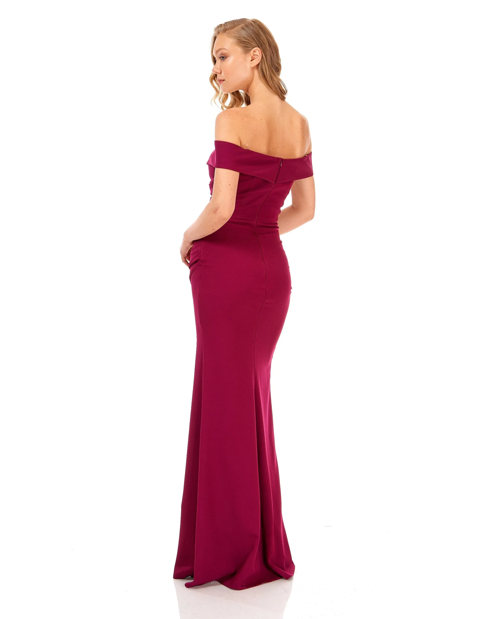 Off Shoulder Mermaid Maxi Dress