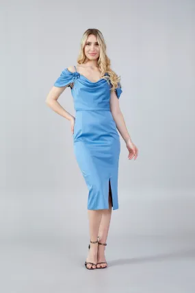 Off Shoulder Midi Dress
