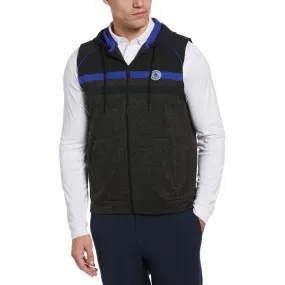 Original Penguin Mixed Media Hoodie Golf Vest OGKSD057
