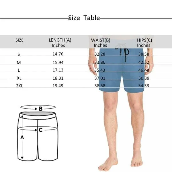 Personalized Swim Trunks with Face on Them Custom Swimming Trunks Lorem Ipsum To Bang Men's Quick Dry Swim Shorts