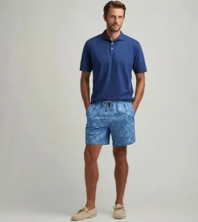 Peter Millar Men's 7-Inch Mai Tai Swim Trunks - Stellar Blue