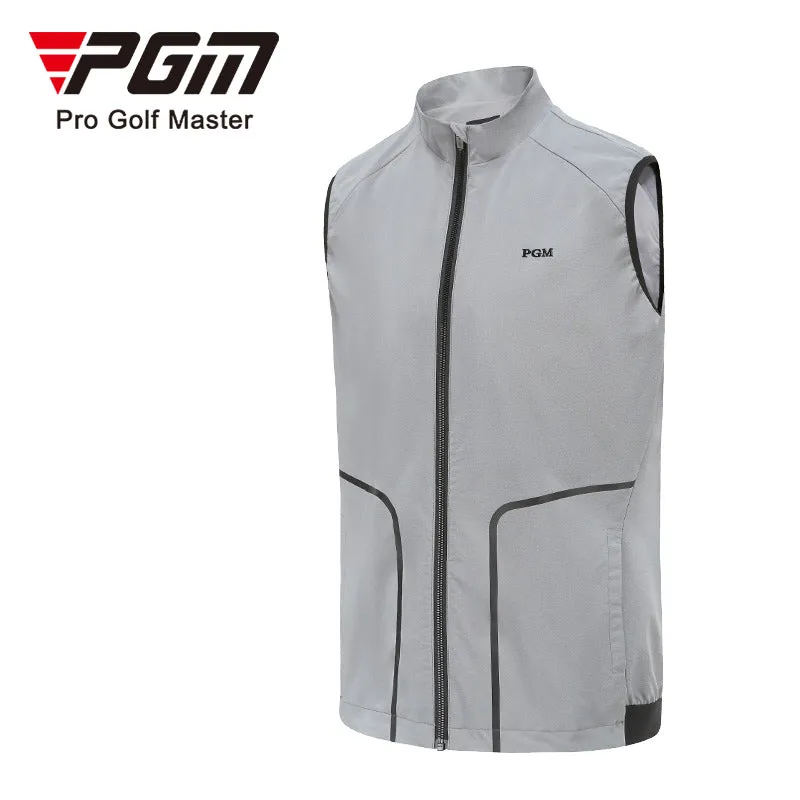 PGM YF363 sleeveless jacket sports windproof winter vest jacket for men