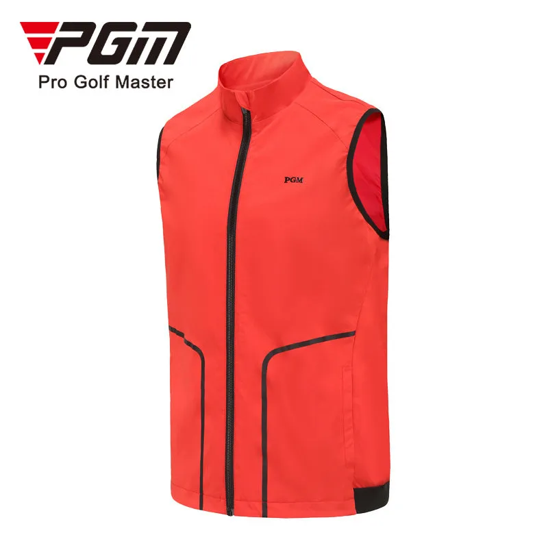 PGM YF363 sleeveless jacket sports windproof winter vest jacket for men